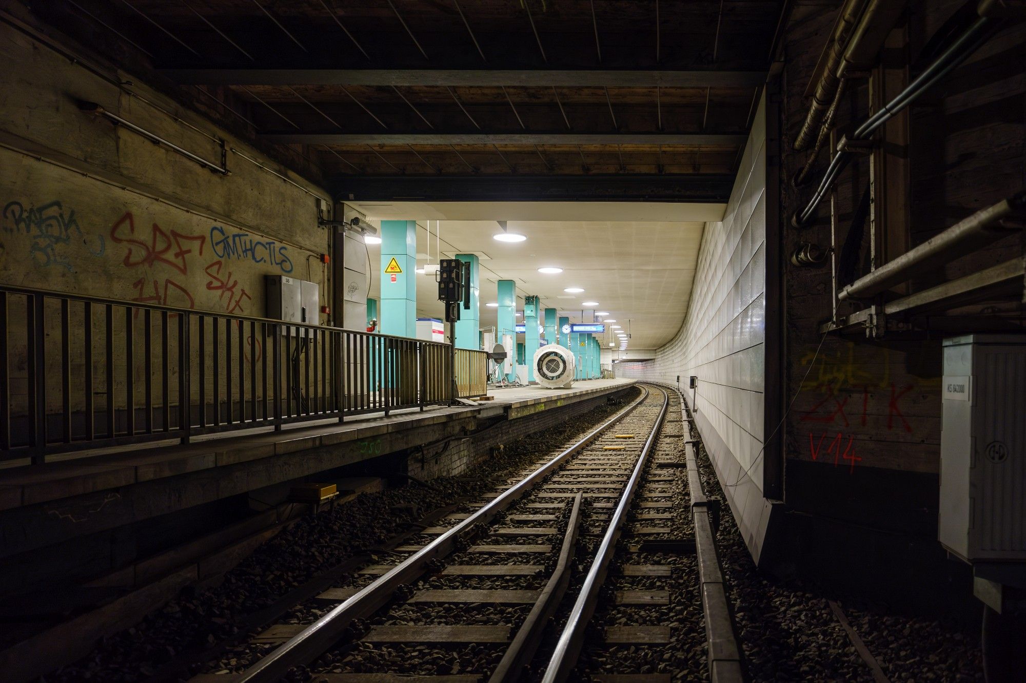 Blick aus dem Tunnel in den Anhalter Bahnhof. Foto: Heye Jensen