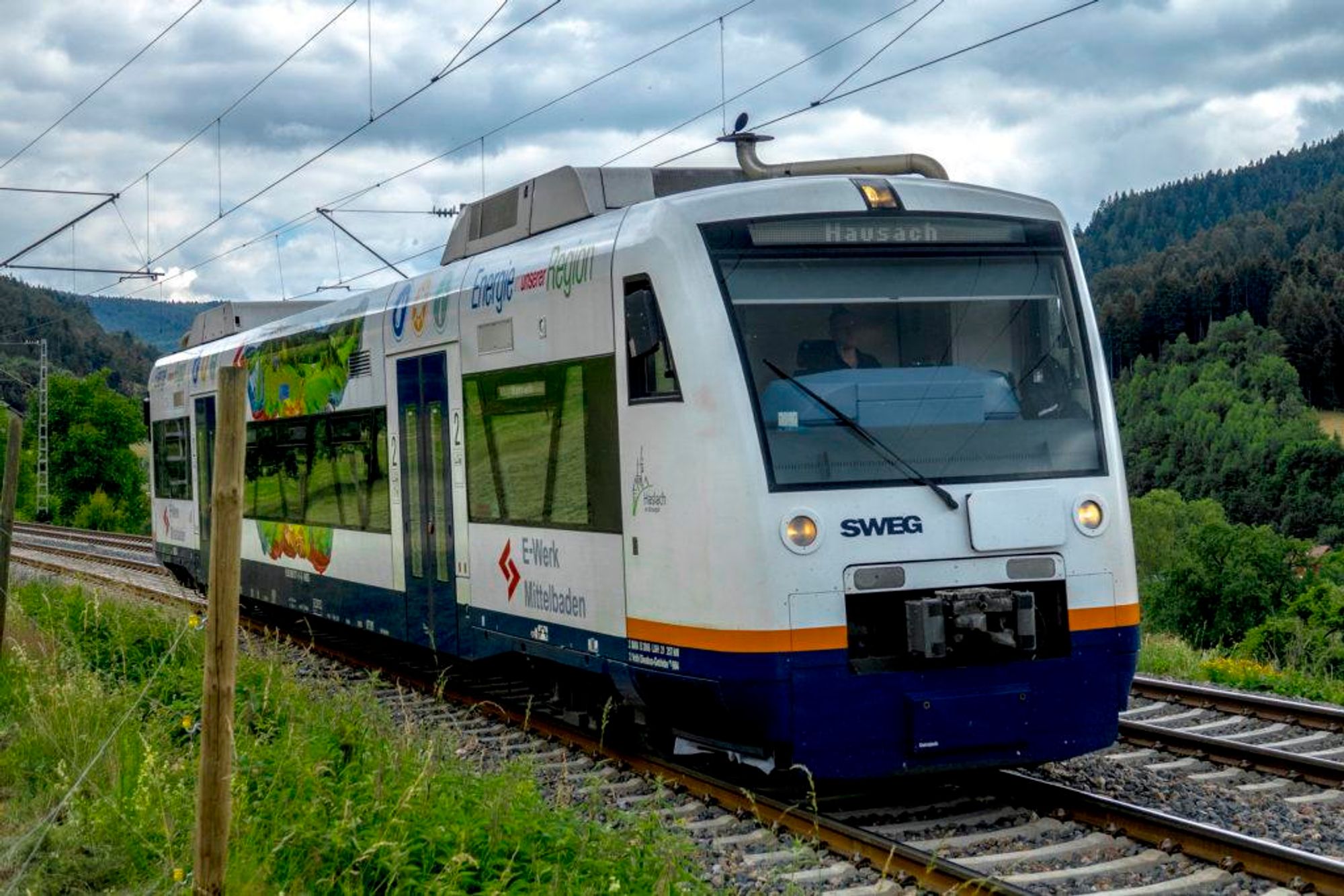 Stadler Regio-Shuttle RS1 SWEG dans la Forêt Noire, Baden-Württemberg)