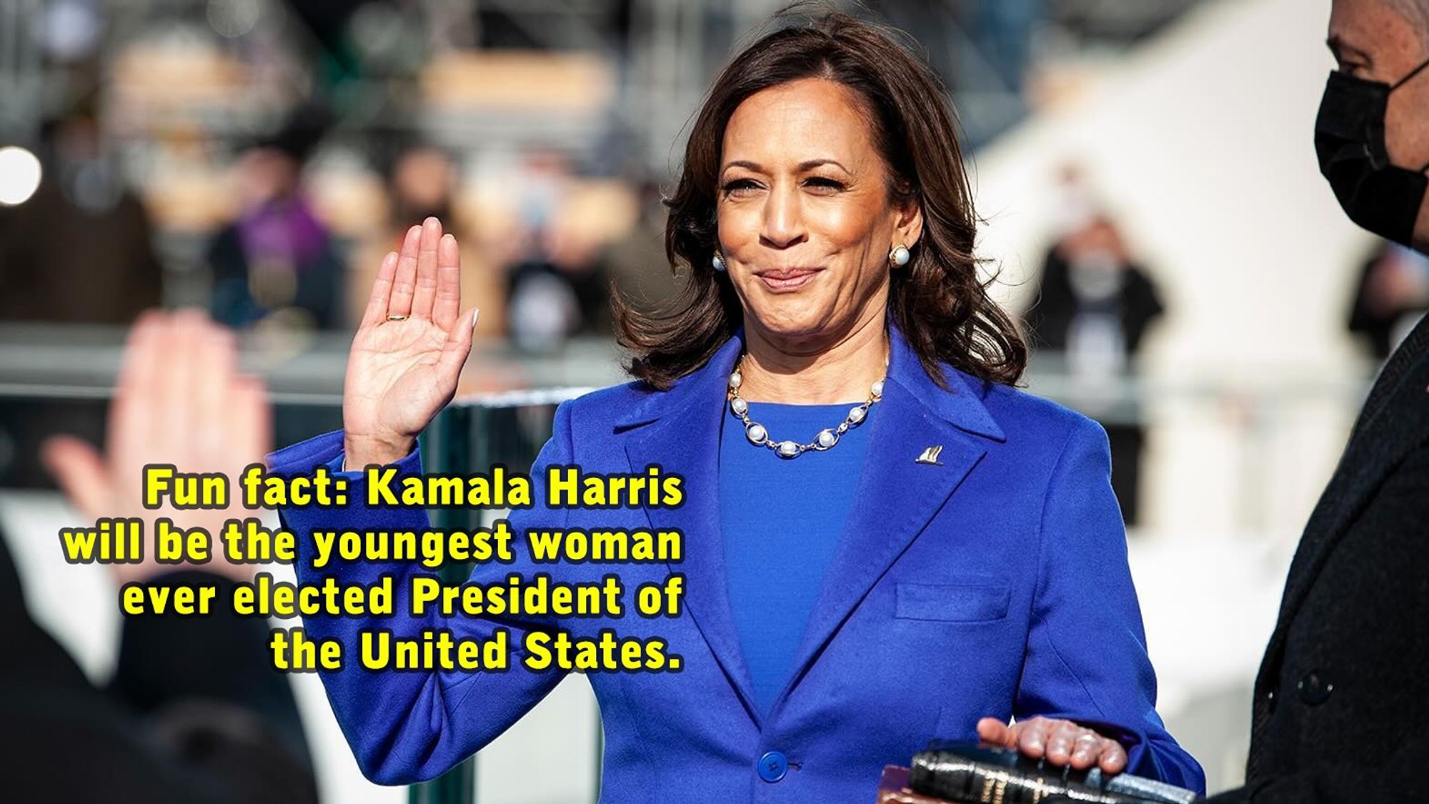 Fun fact: Kamala Harris will be the youngest woman ever elected President of the United States.