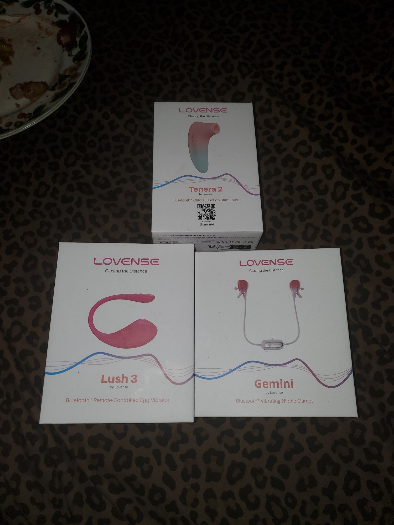 Photo of the Gemini, Tenera 2, and the Lush 3 sex toys from Lovense.