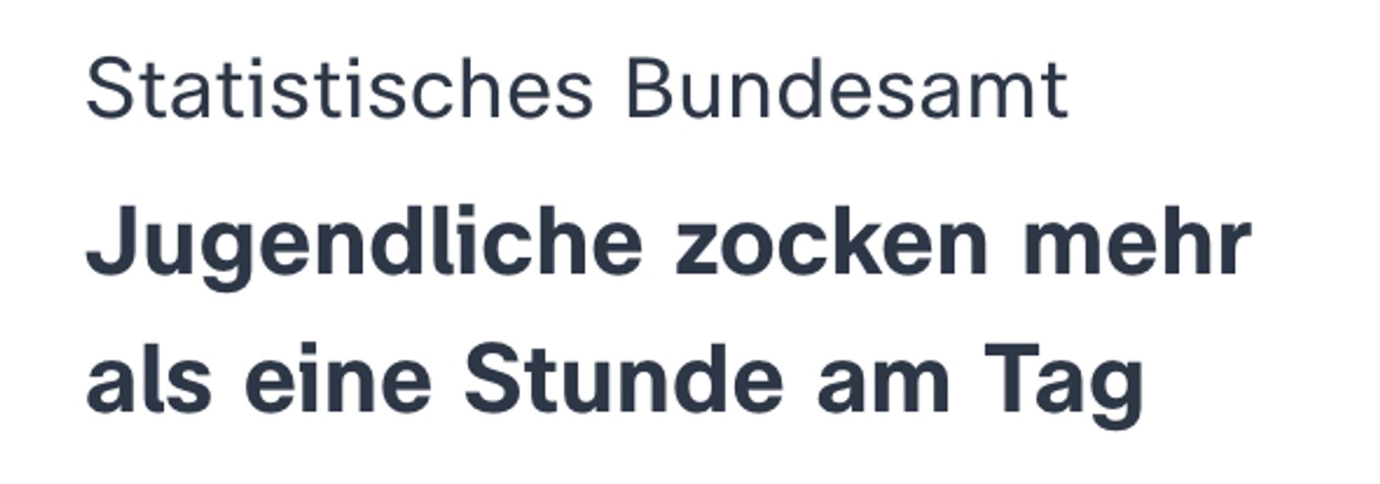 "Statistisches Bundesamt:Jugendliche zocken mehr als eine Stunde am Tag"