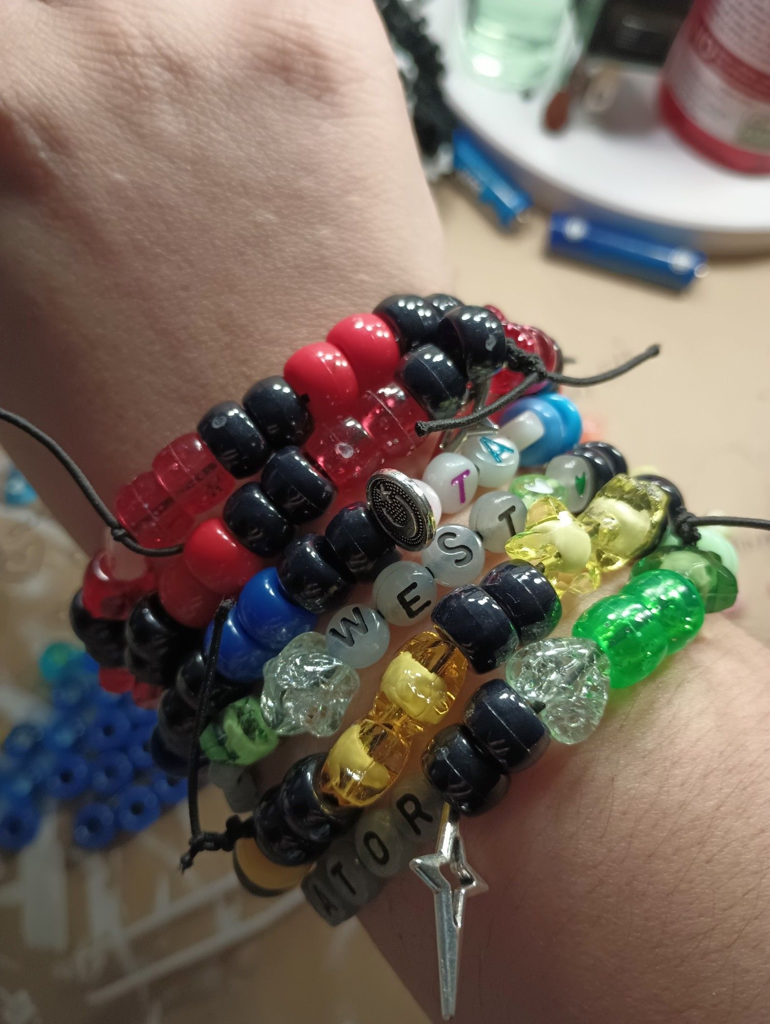 Star Trek kandi theme bracelets 😆🫶