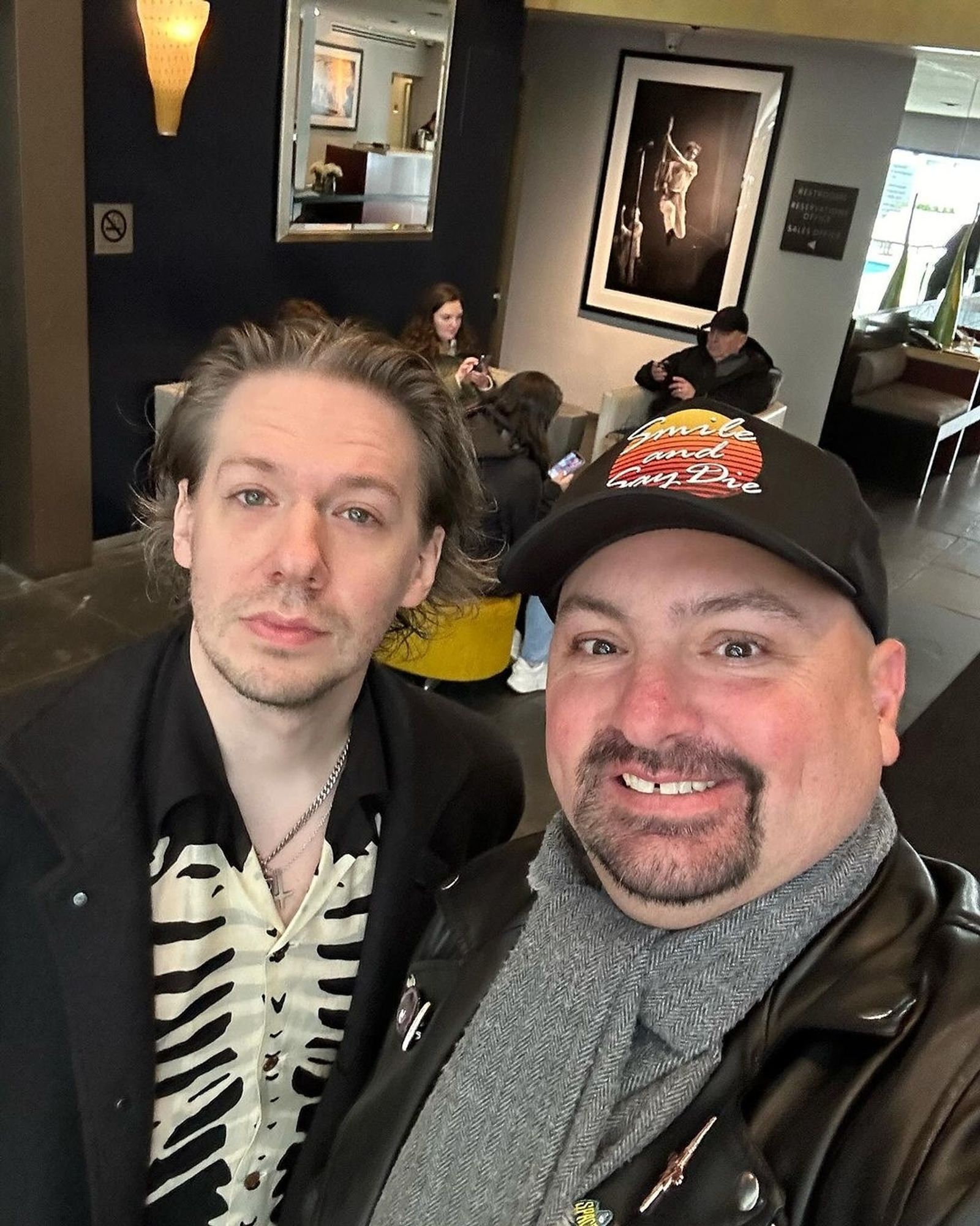 Tobias Forge with Tim Mangione picture from his Instagram 📸 starchild37