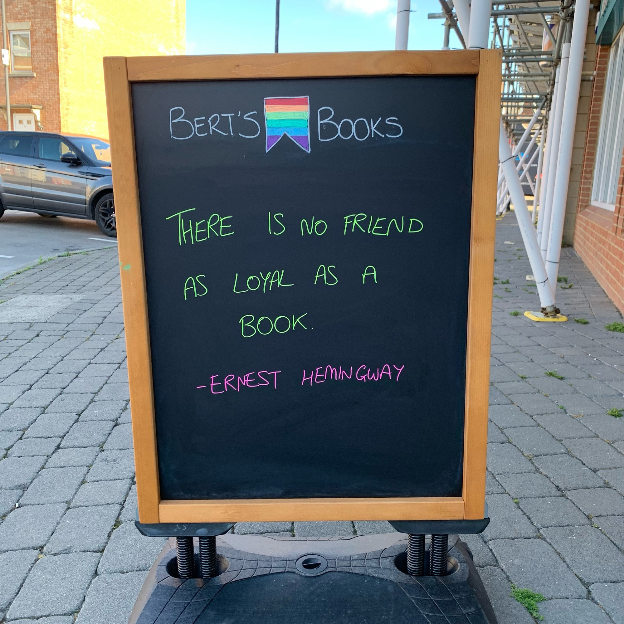 There is no friend as loyal as a book - Ernest Hemingway