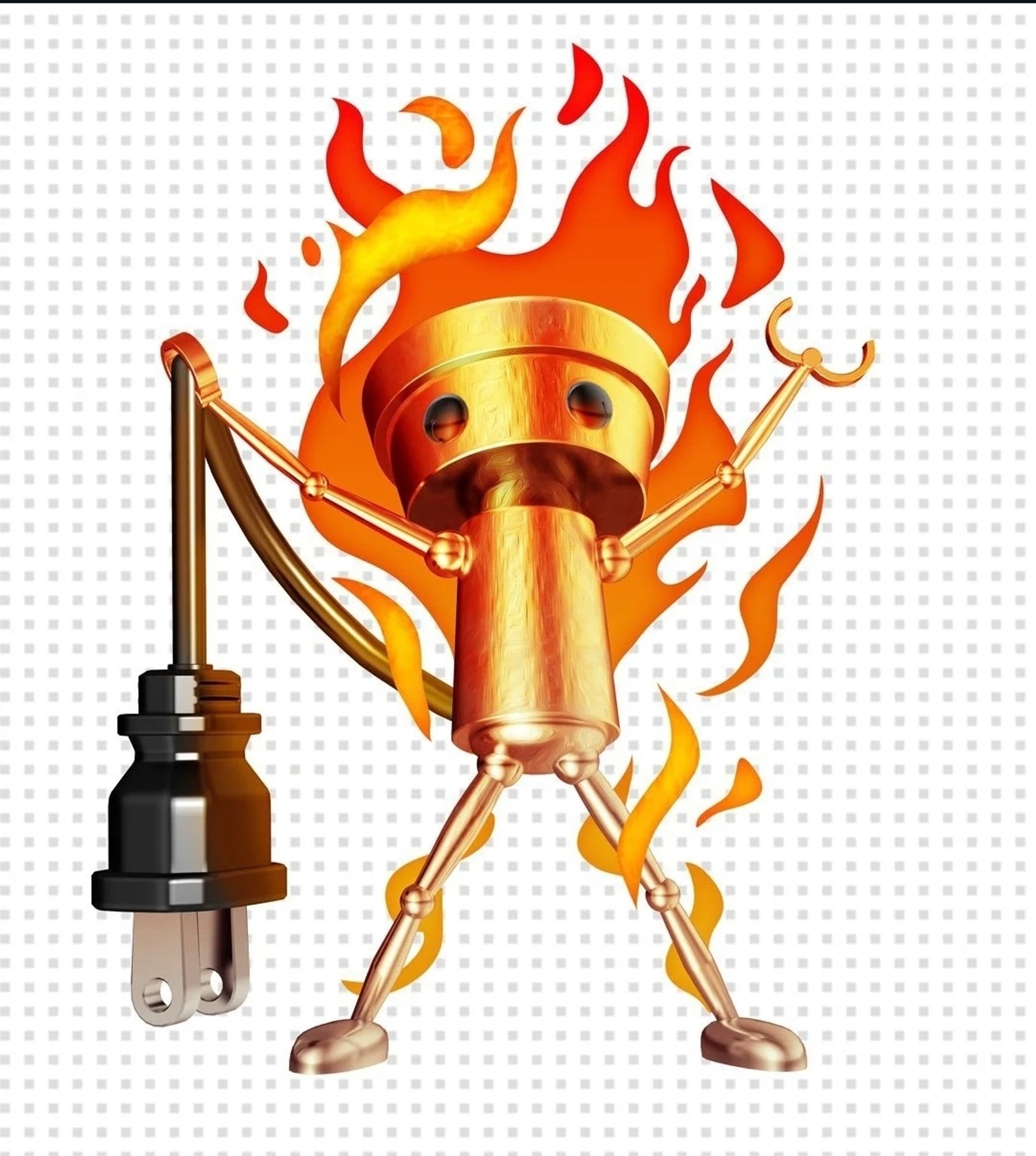 CHIBI ROBO'S ON FIRE, AAAAAAAAAAAA