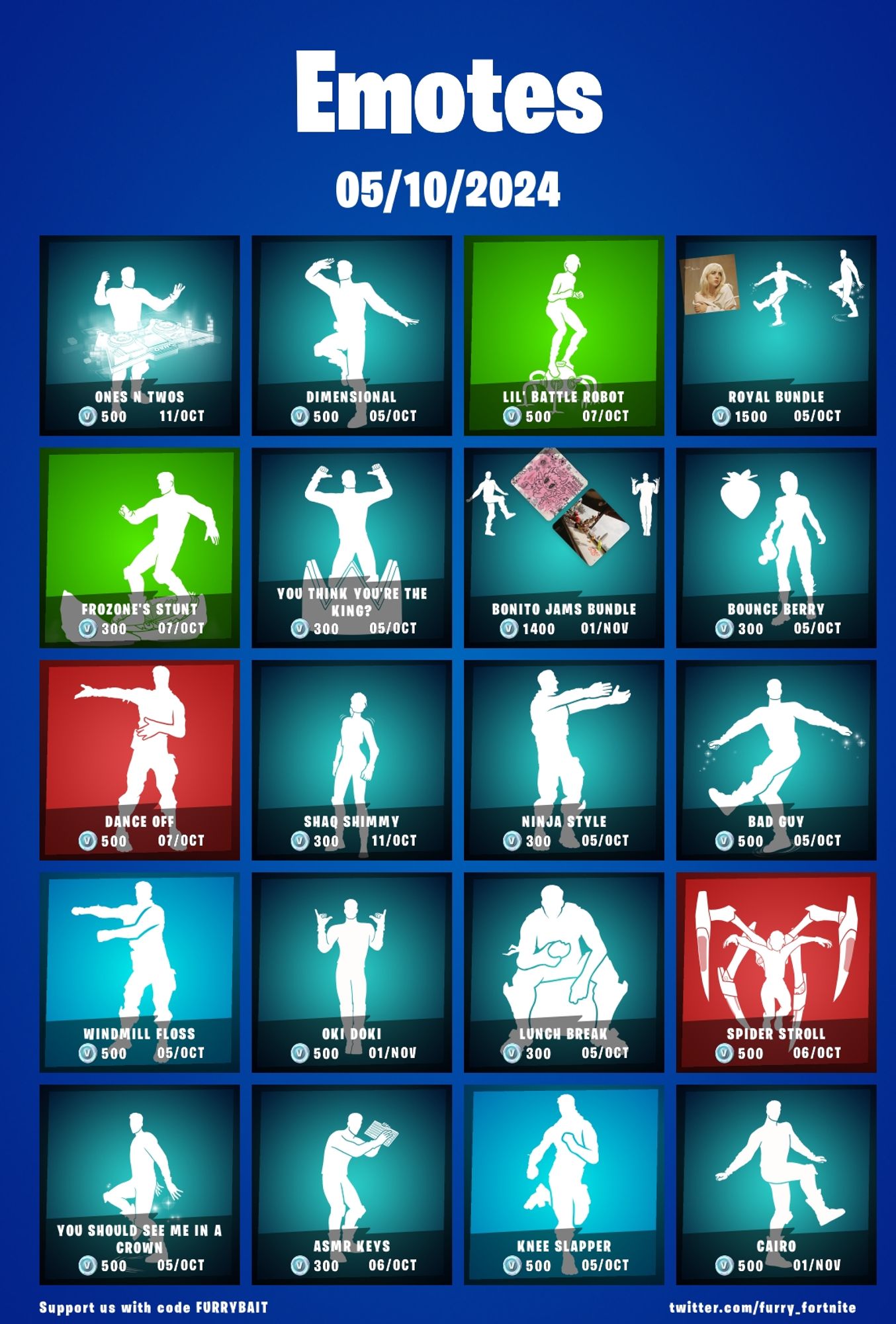 fortnite emotes