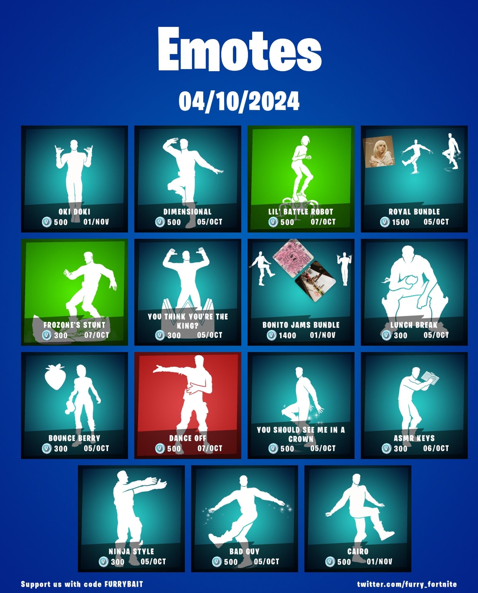 fortnite emotes