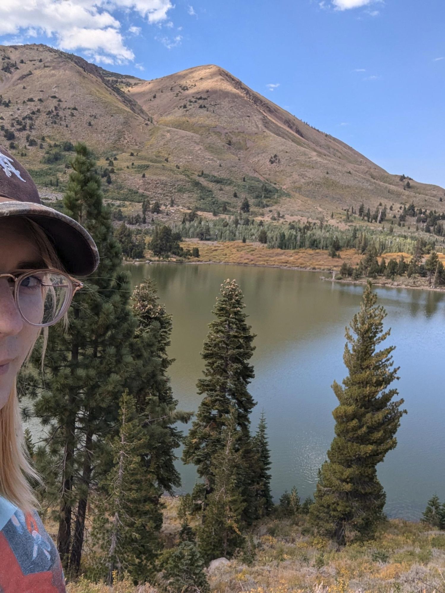 me at a lake. nobody else was there