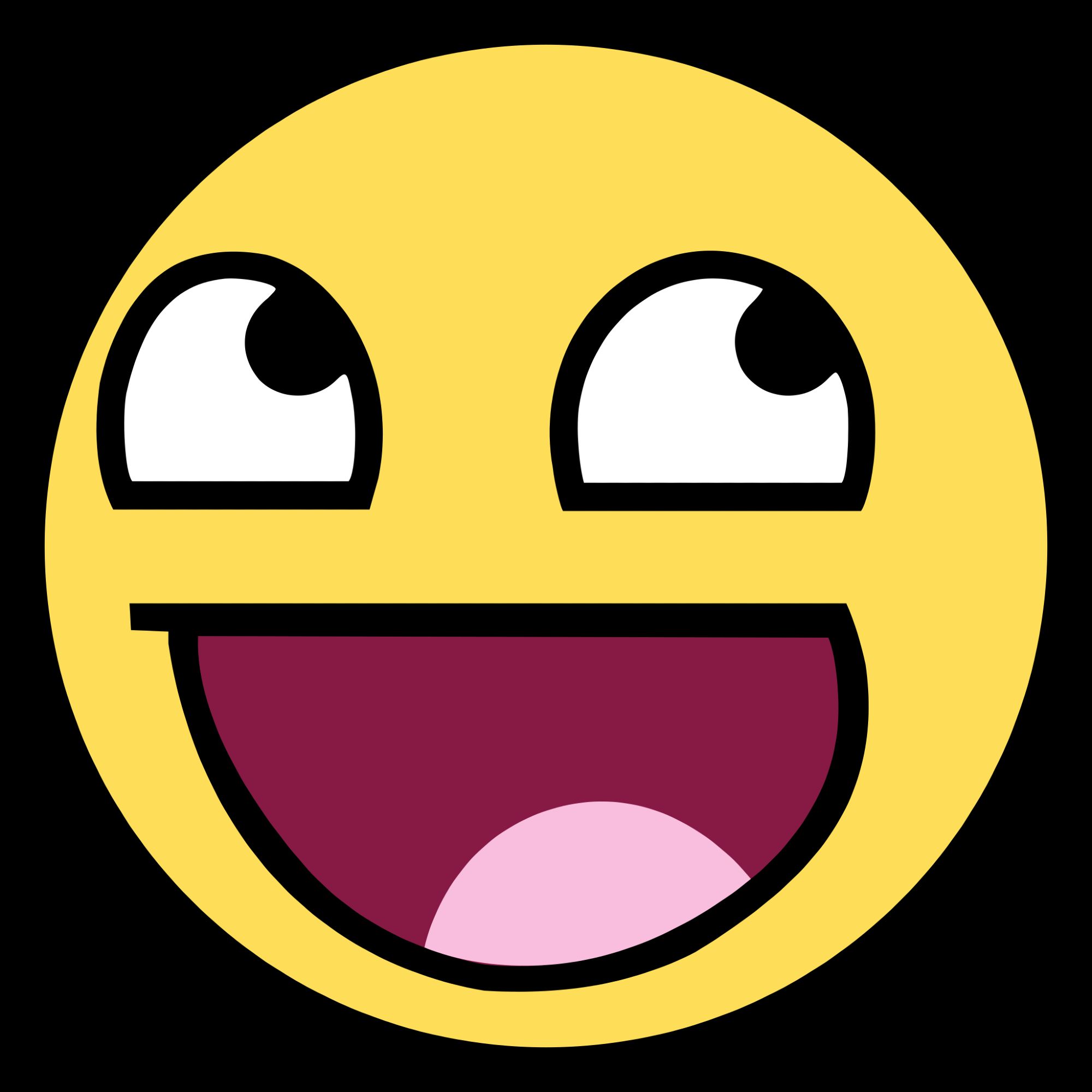 Awesome face (smiley au grand sourire)