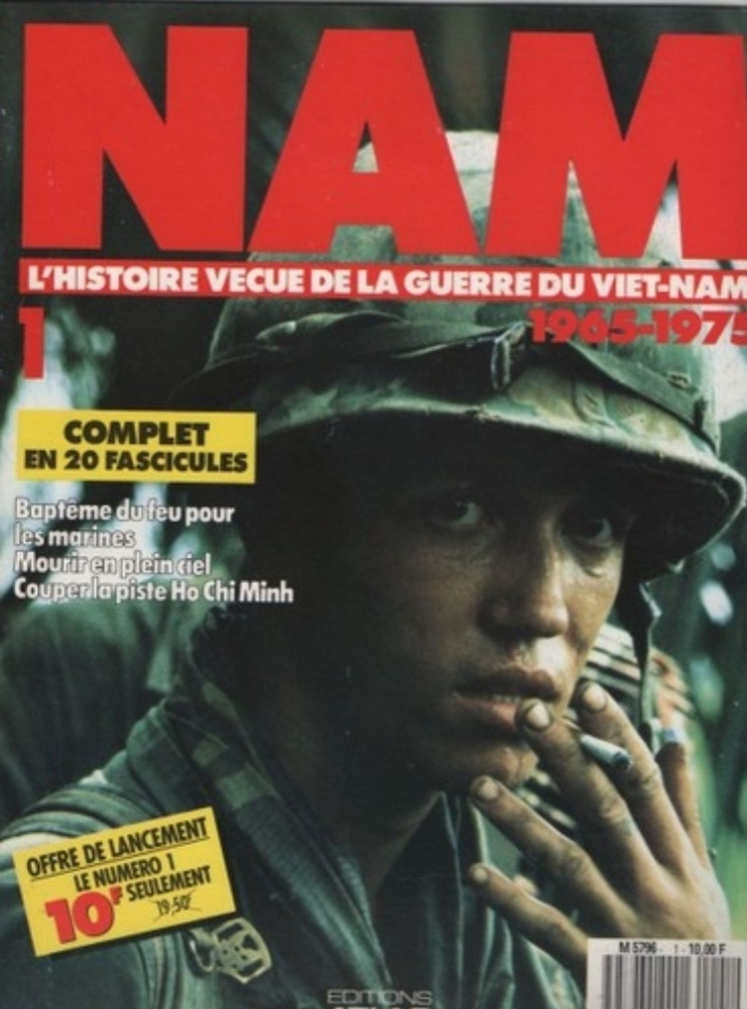 Couverture de la collection Atlas sur la guerre du Vietnam.