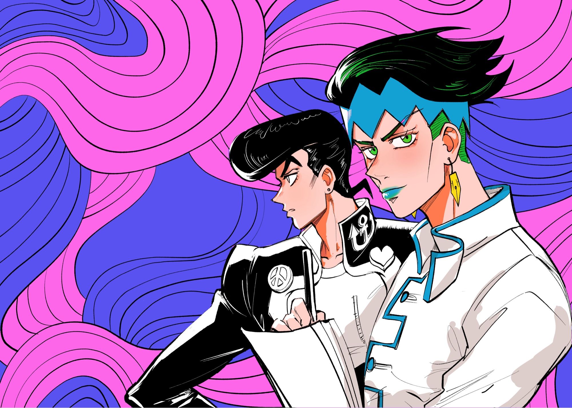 Rohan and josuke