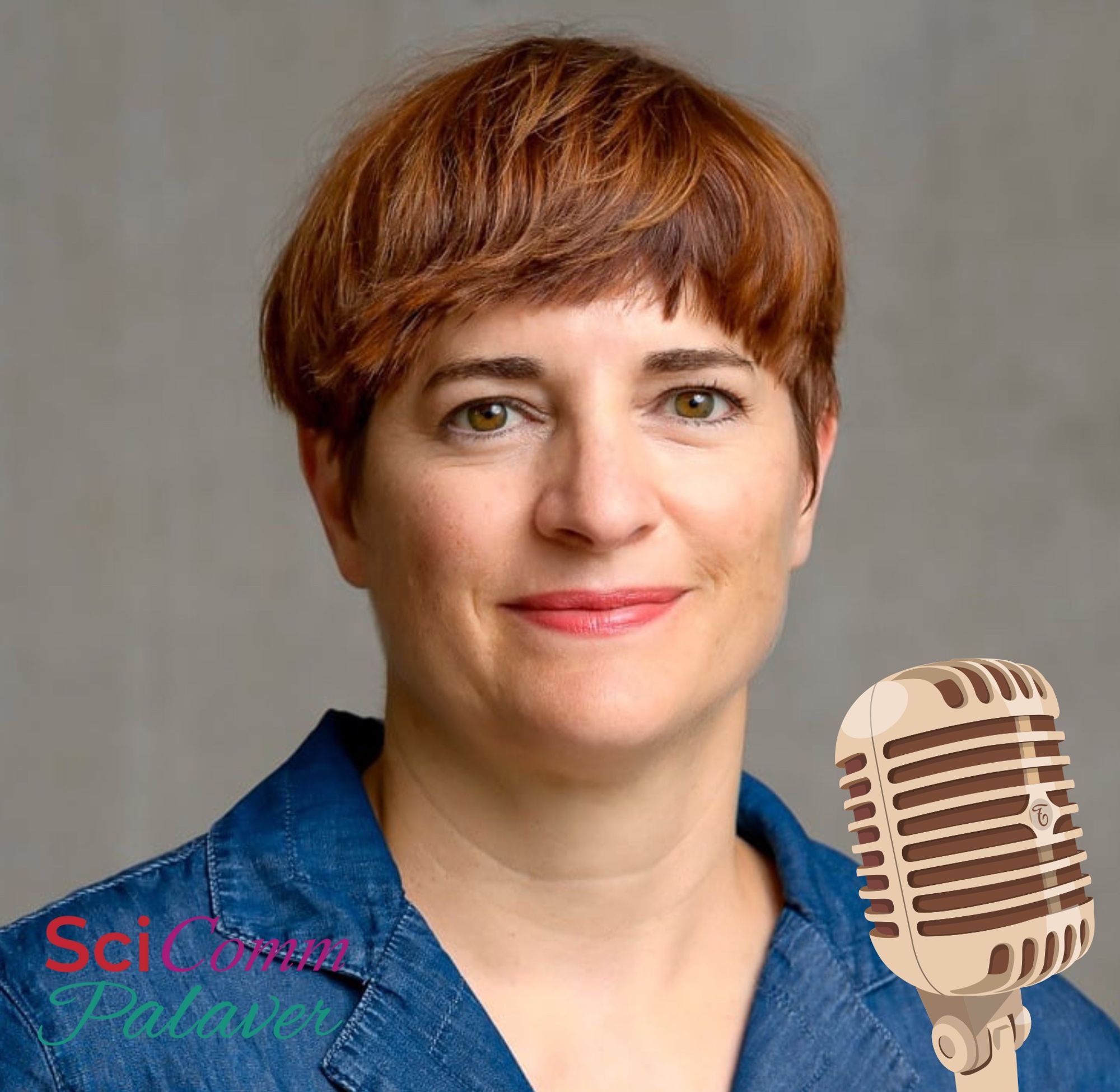 Sabine Arnold zu Gast beim Podcast SciComm Palaver. Bild: Bethel Fath