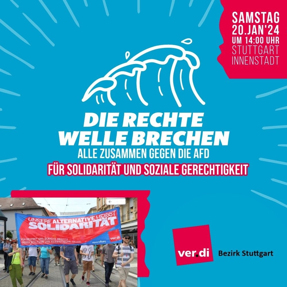 Die rechte Welle brechen
20.1. 14 Uhr Stuttgart.
Verdi