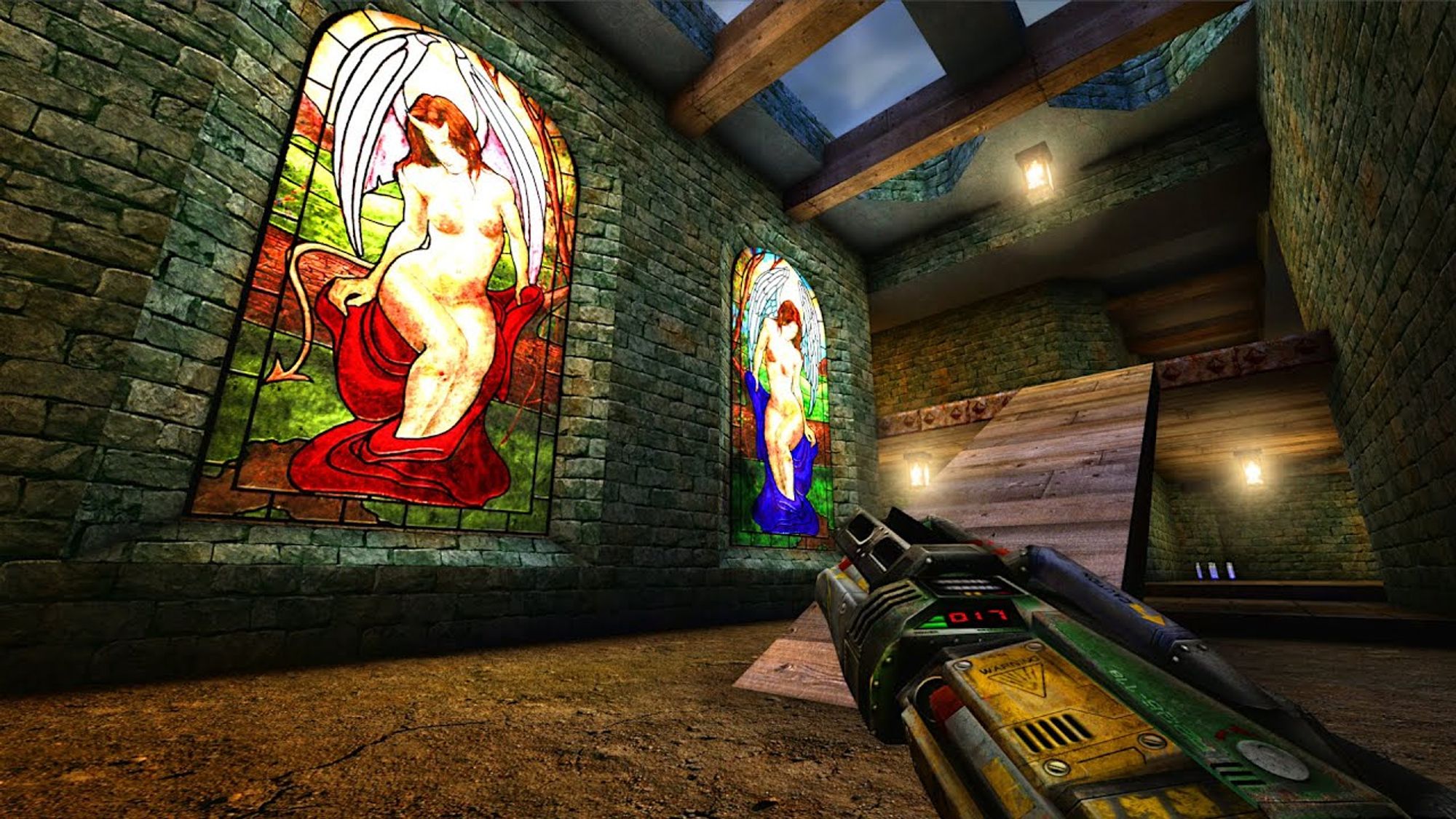 One of the many gorgeous scenes that you would find in Unreal Tournament