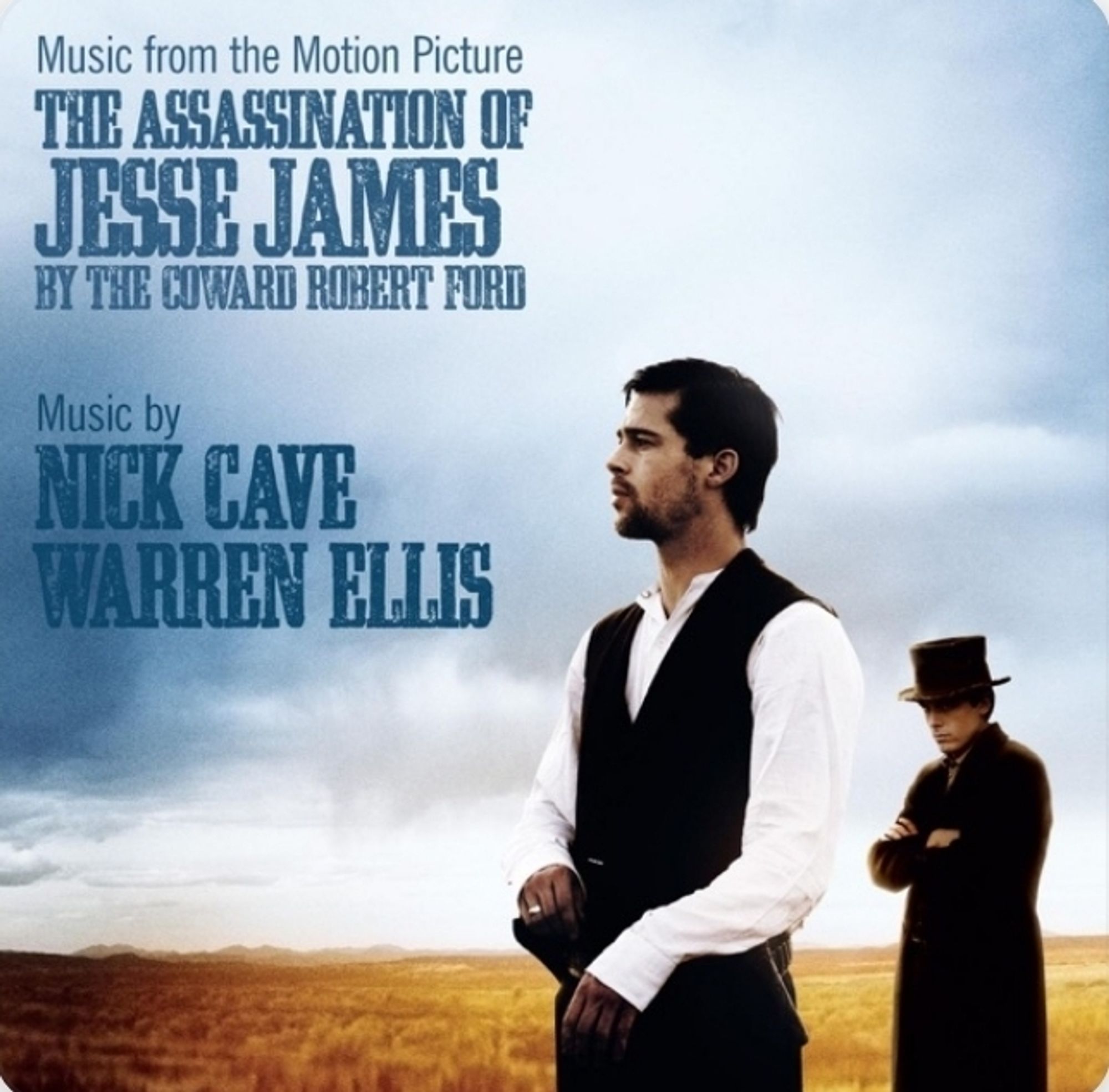 Cover of soundtrack album to The Assassination of Jesse James by the Coward Robert Ford composed by Nick Cave and Warren Ellis.