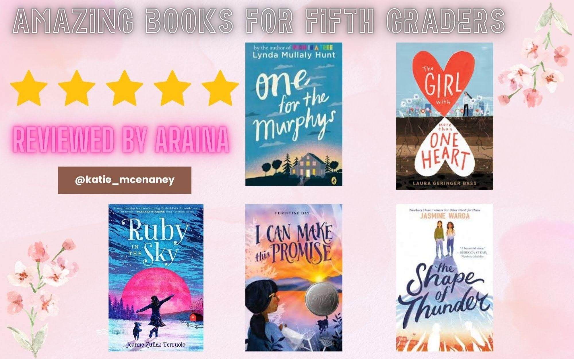 Ariana's list of Amazing Books for 5th Graders