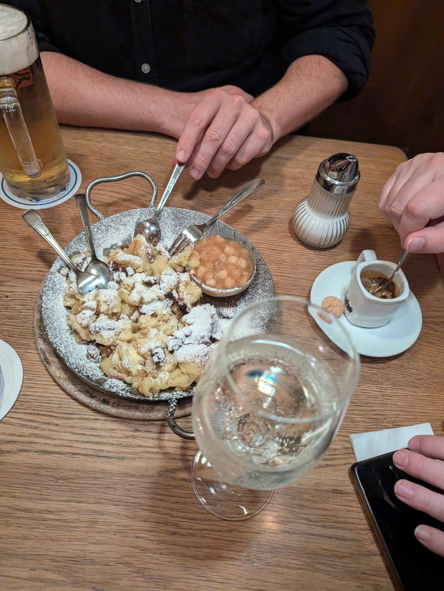 Ein zweites Bild mit dem Kaiserschmarrn zum vergleichen.