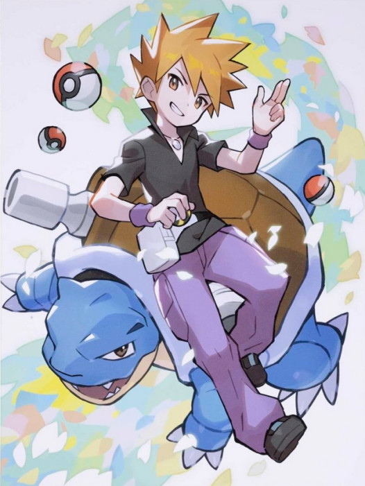 Art from: Pokémon Trainers: Blue Canvas Wall Art