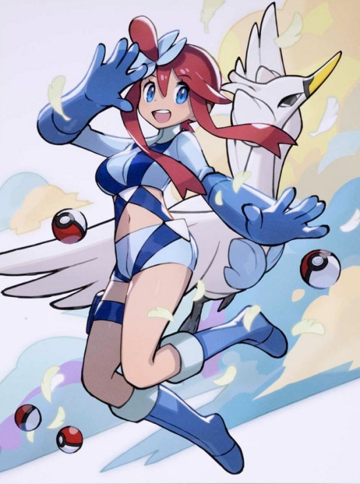 Art from: Pokémon Trainers: Skyla Canvas Wall Art