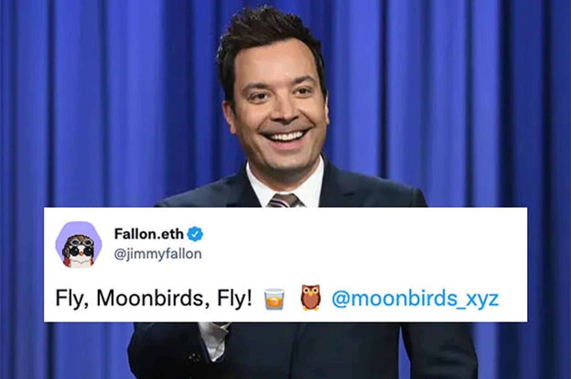 Jimmy Fallon pushing NFT's on his social media