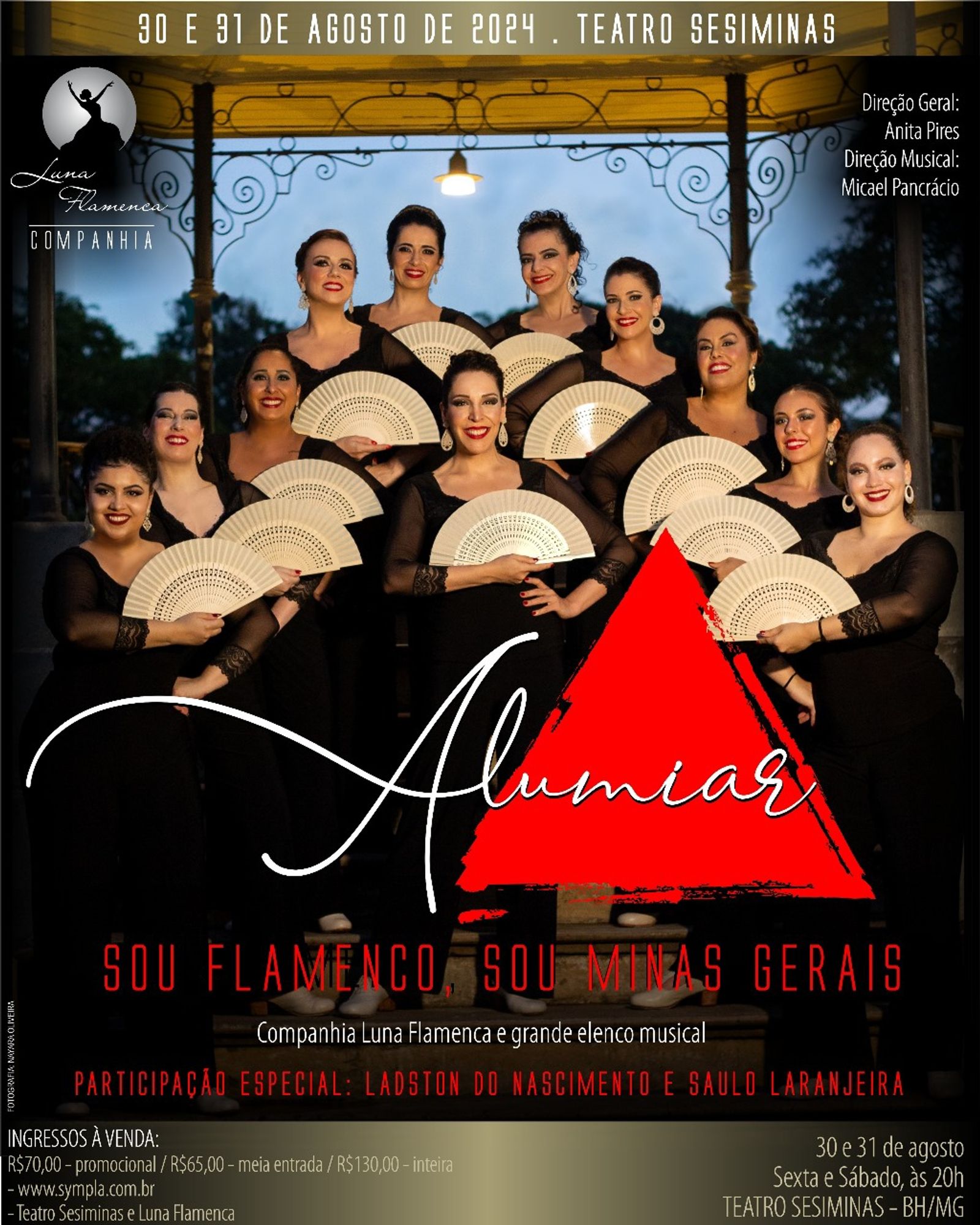 Alumiar - Sou Flamenco, sou Minas Gerais
30 e 31 de agosto no SESIMINAS