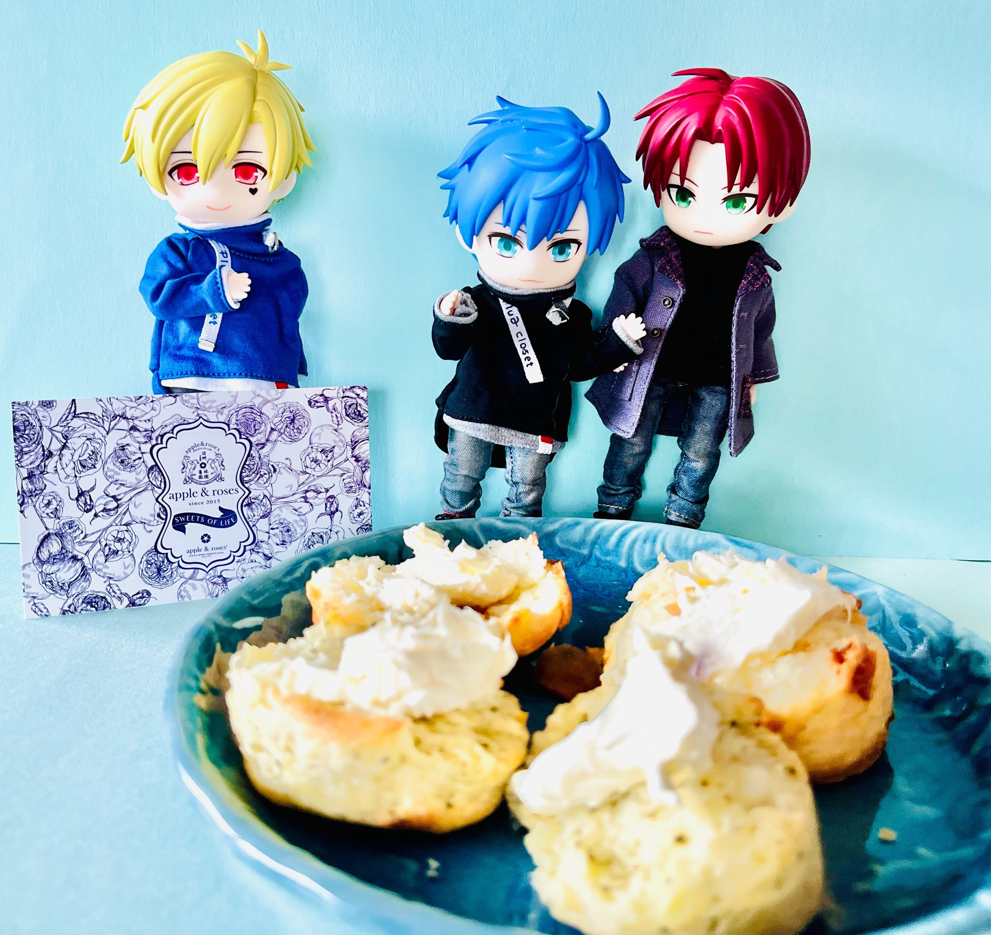 あさごはんとクラファちゃん。Apple&rosesさんのスコーン。

SideM
改造ねんどろいど
ねんどろいどどーる
※個人で楽しむために作成したどーるです
花園百々人
天峰秀
眉見鋭心