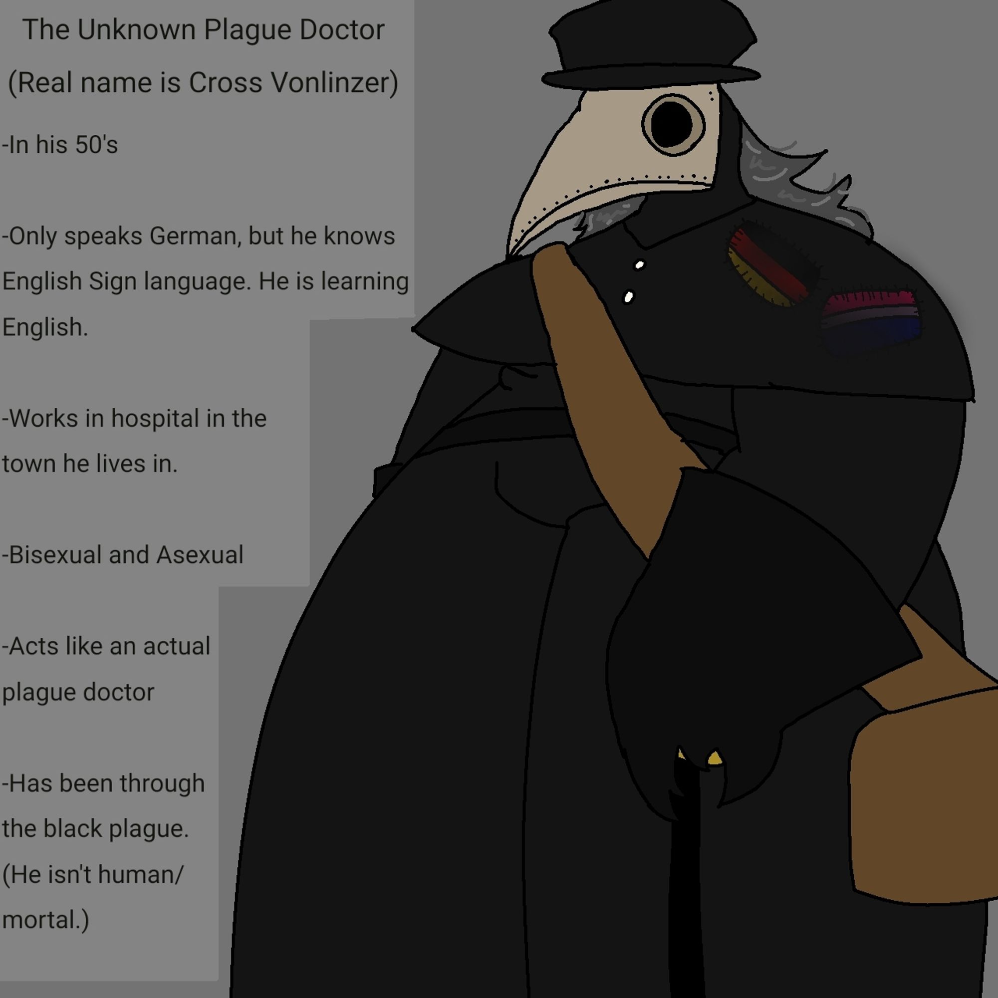 My plague doctor oc!