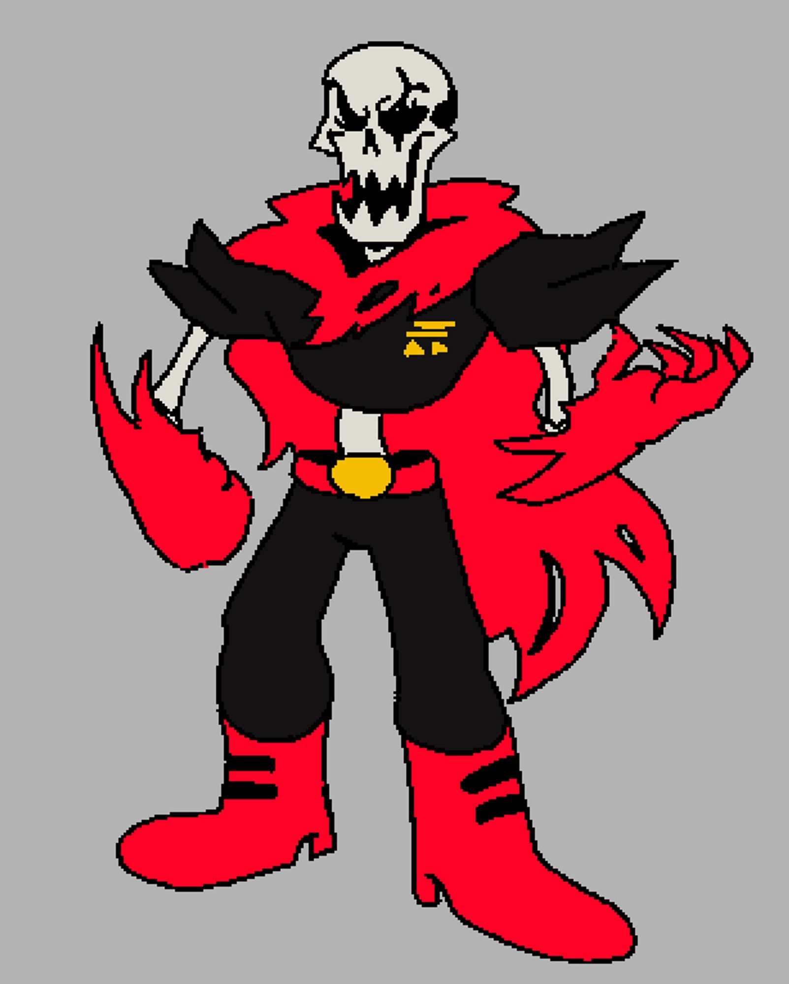 Papyrus from the Undertale AU, Underfell!