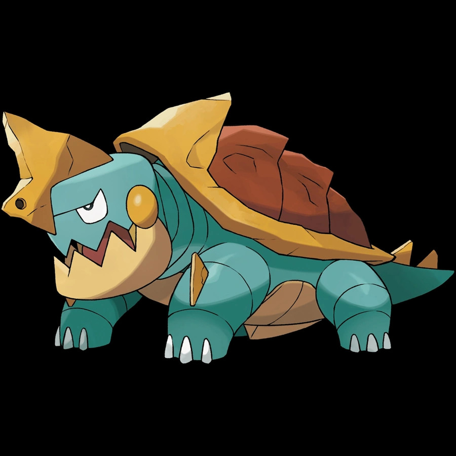 An image of the snapping turtle-based Pokémon, Drednaw.