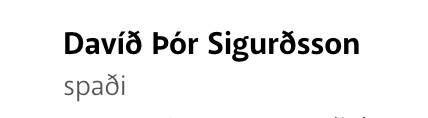 Davíð Þór Sigurðsson, spaði
