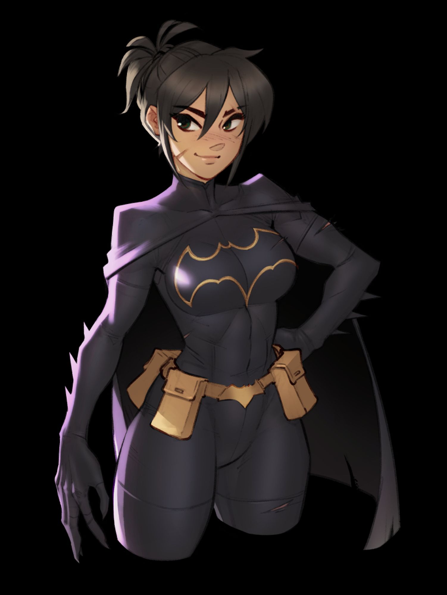 Illustration of Cassandra Cain, Batgirl.