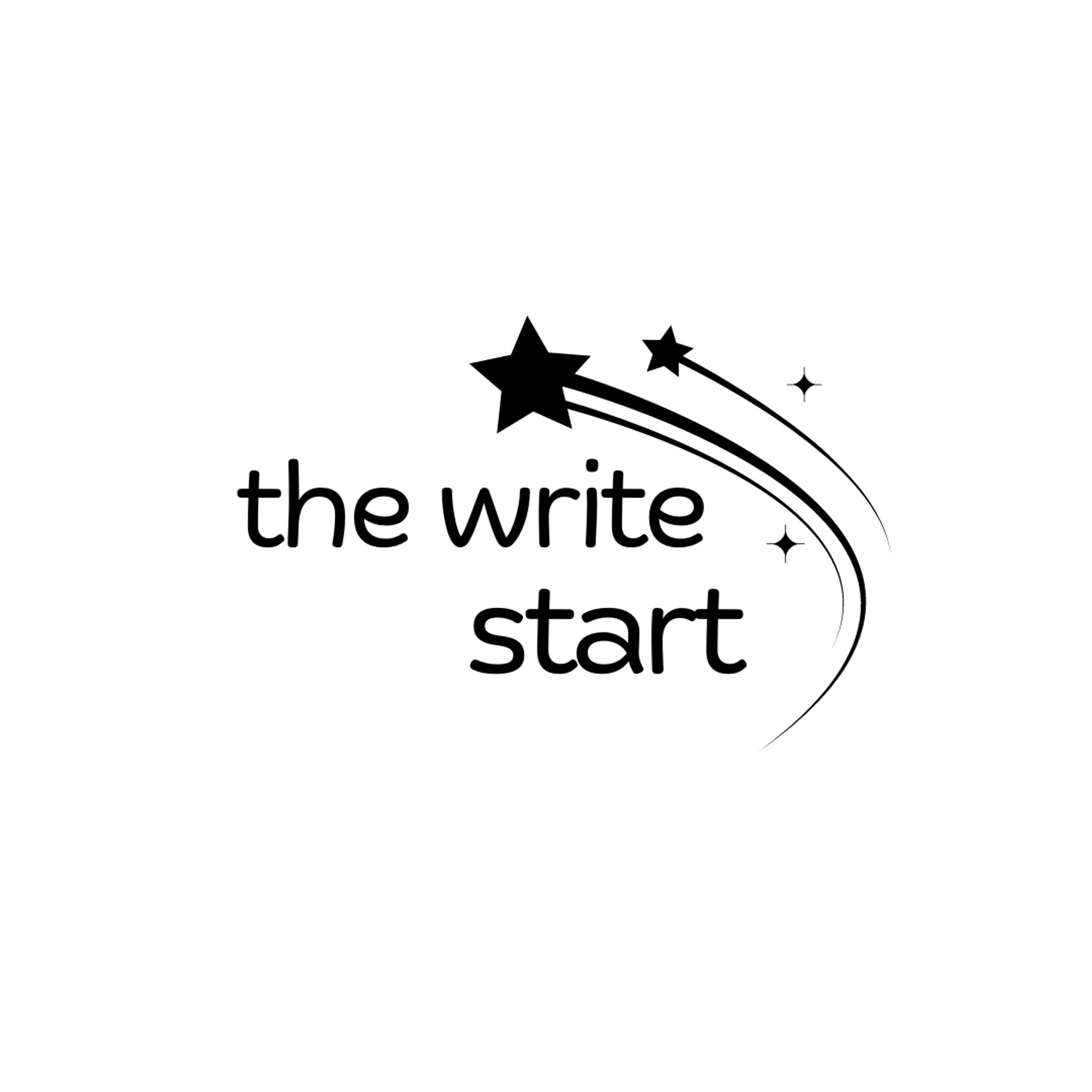 the write start. shooting stars. in black and white