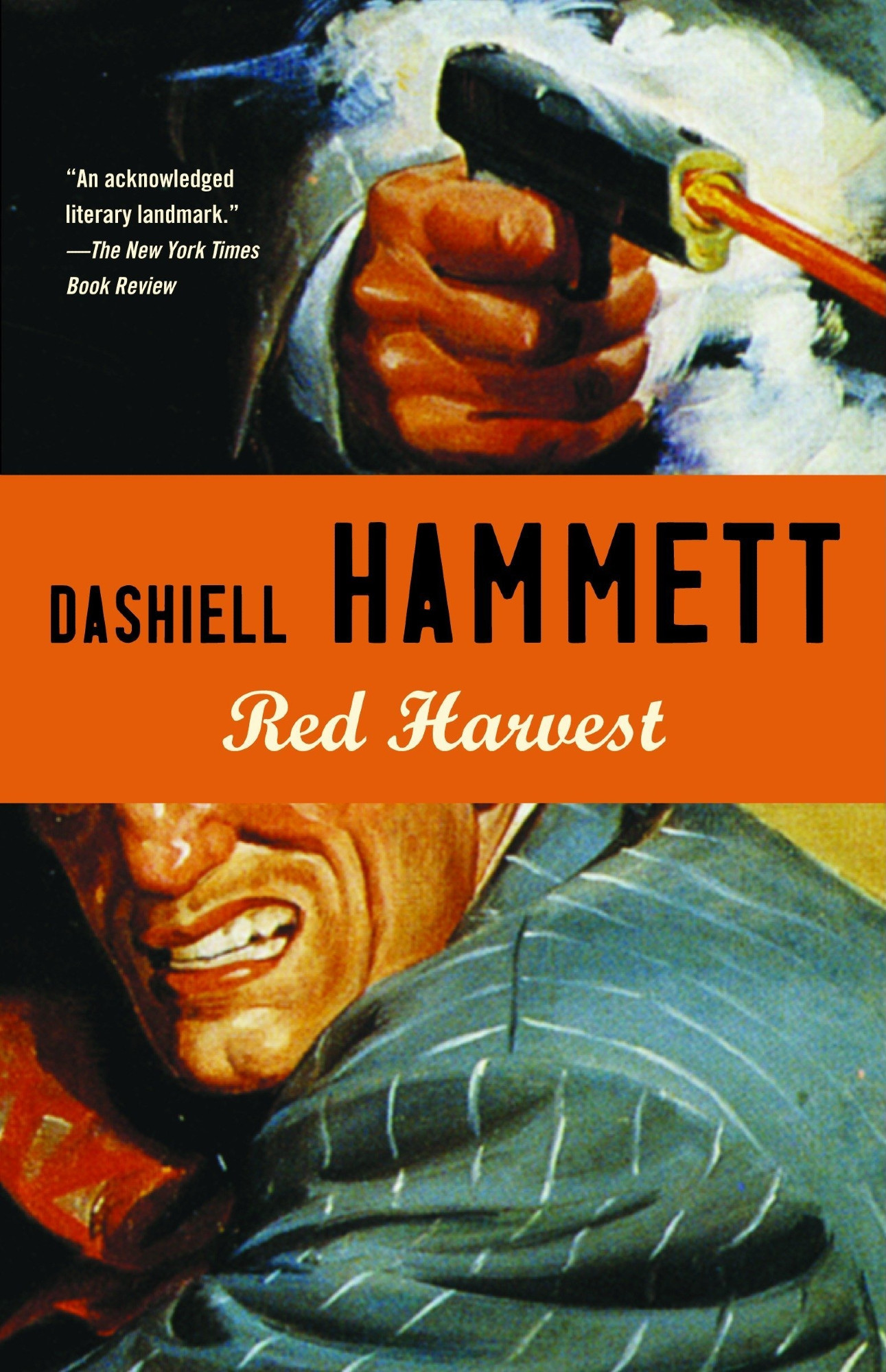 cover of RED HARVEST, by Dashiell Hammett.