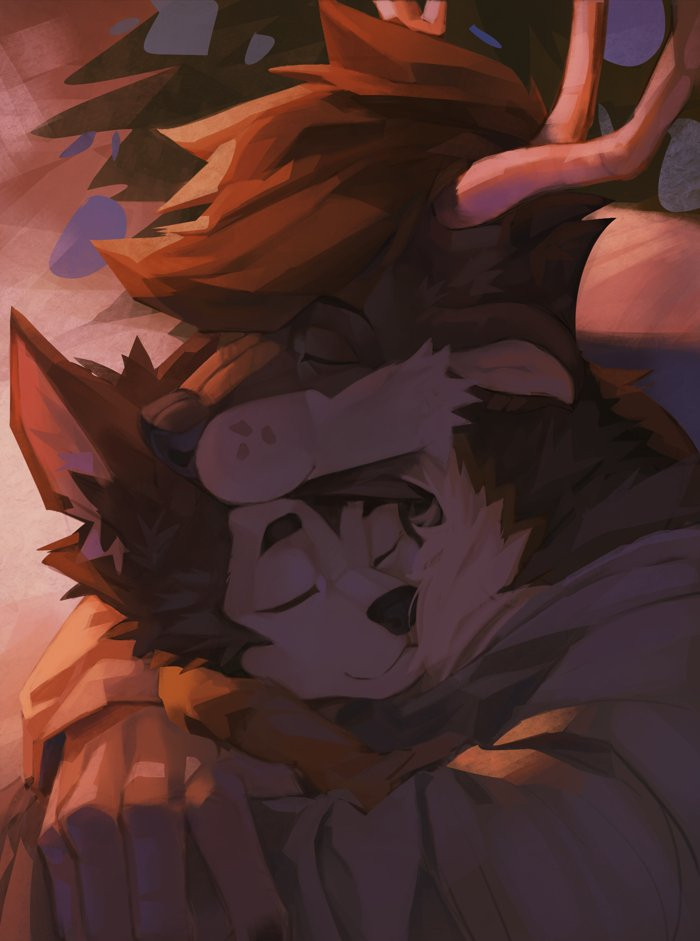 Kyzer and Dirtypawsz giving each other a very warm hug, I wanna be there too :(