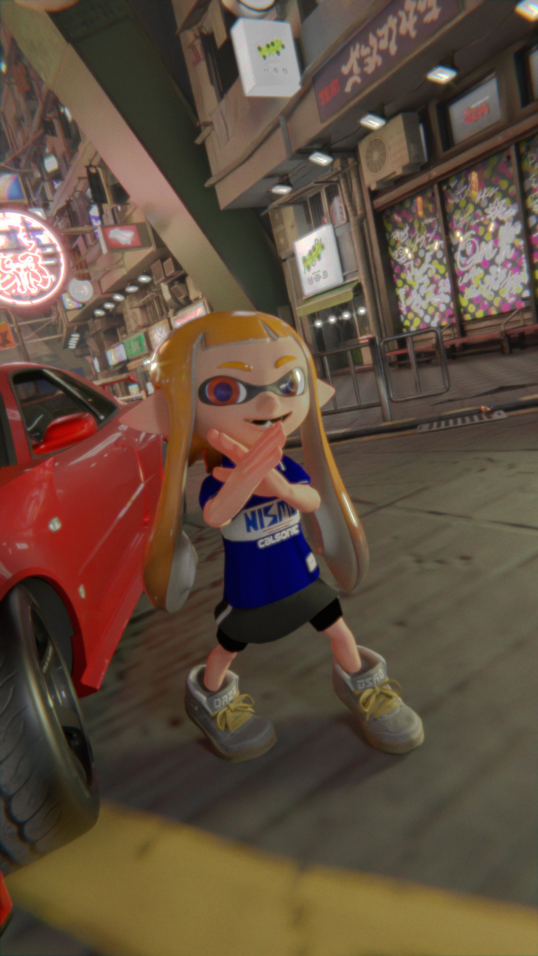 CHARACTER PROFILE - Shell is among the youngest members of the team. Extremely bubbly and happy, she's the one that guides you through the first races. Got her car thanks to the money earned as Grizzco Eggsecutive VP. Her driving style makes her a good all-rounder for all disciplines.