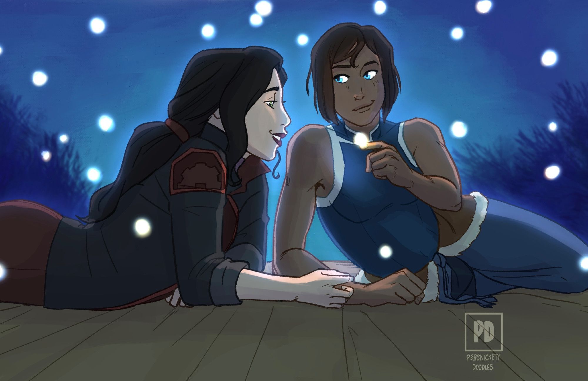 Korra brings the spirit closer to asami