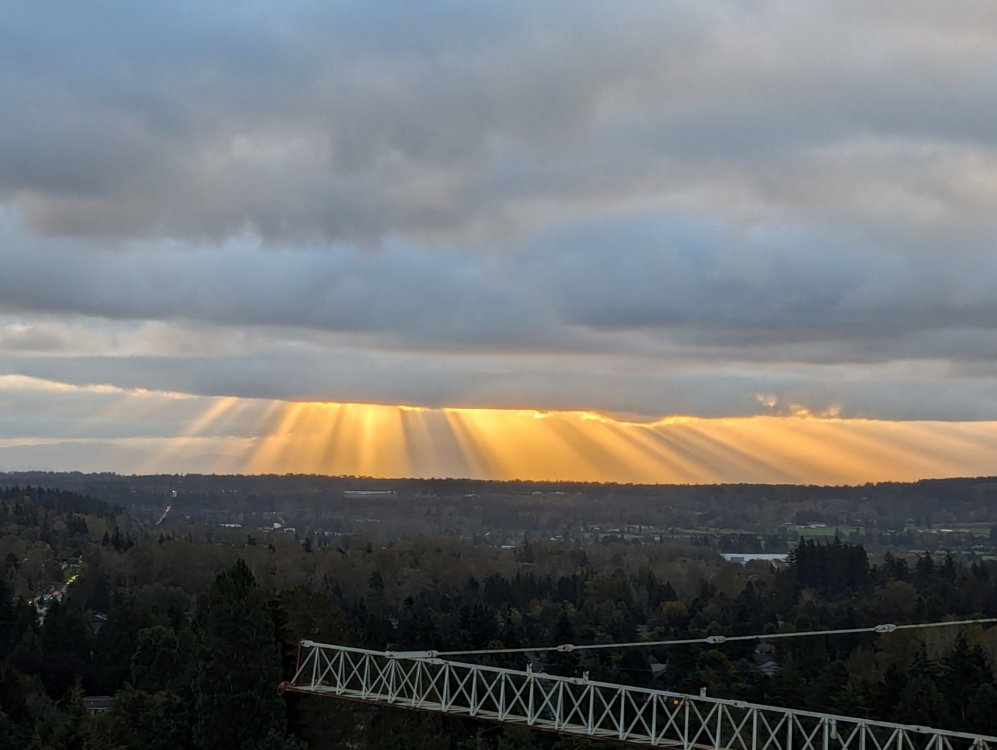 Sunrise over White Rock, BC.