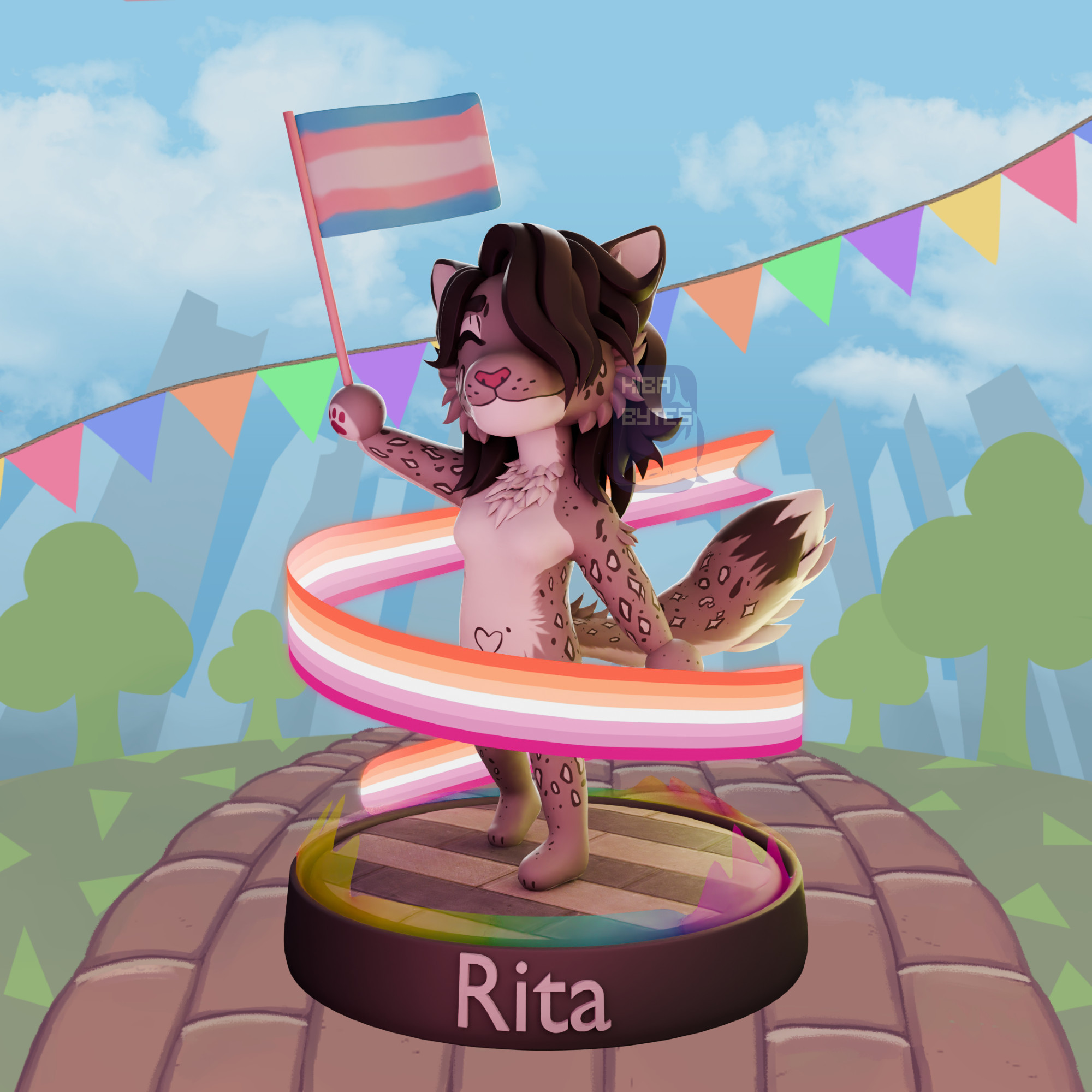 Rita Pride 3D Figurine