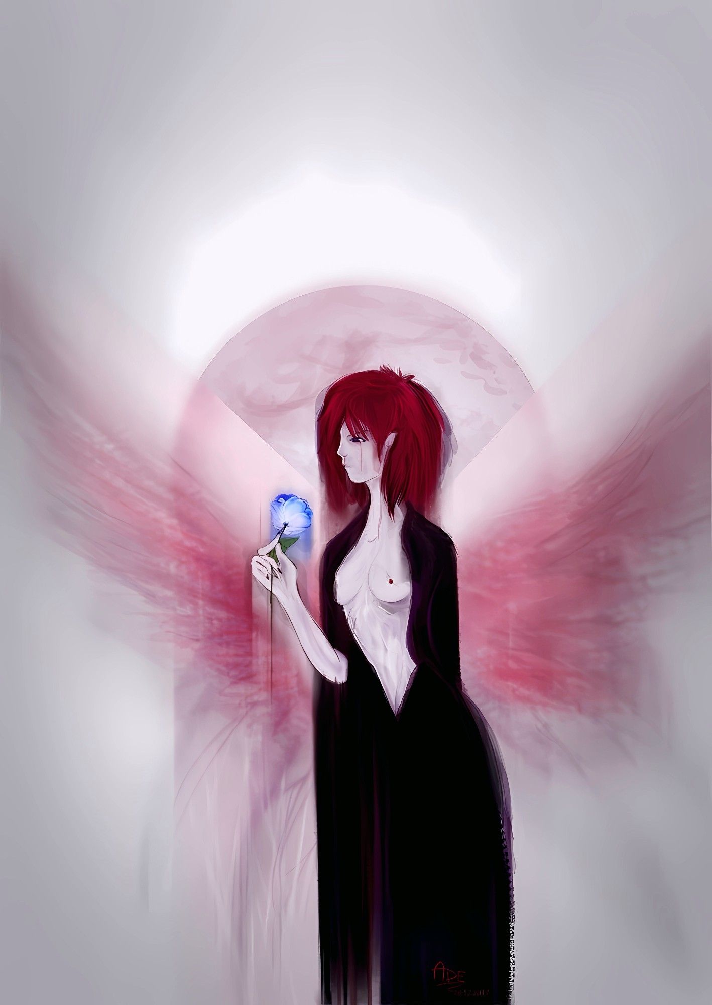 ADE | MarcDesign.it - Seraphim

Digital painting of a female Seraphim with white skin, red short hair, and abstract clothing. Wings spread wide, set against a gothic-style backdrop with a striking red moon.

#ADE #Seraphim #DigitalArt #GothicStyle