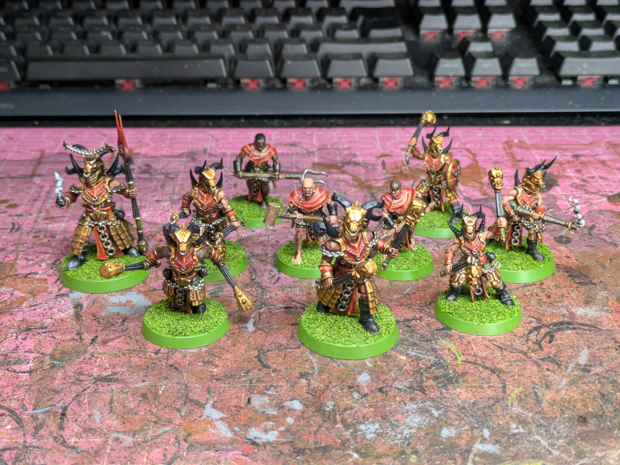 Horns of Hashut warband 