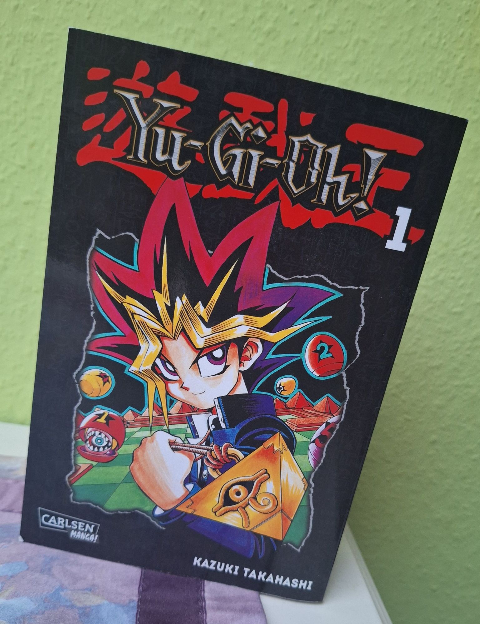 Cover des ersten Manga von Yu-Gi-Oh!