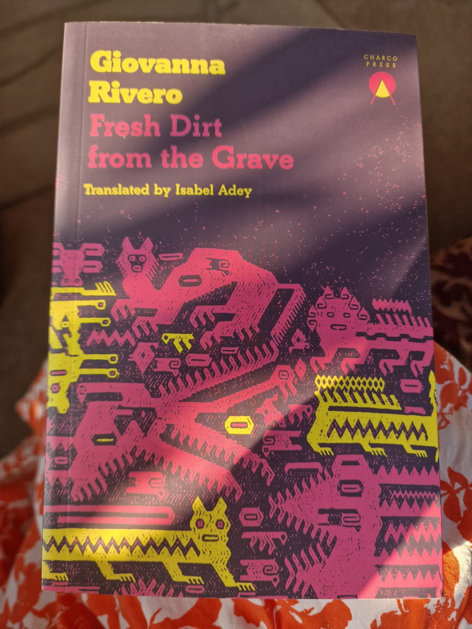 Book cover of Fresh Dirt from the Grave by Giovanna Rivero.