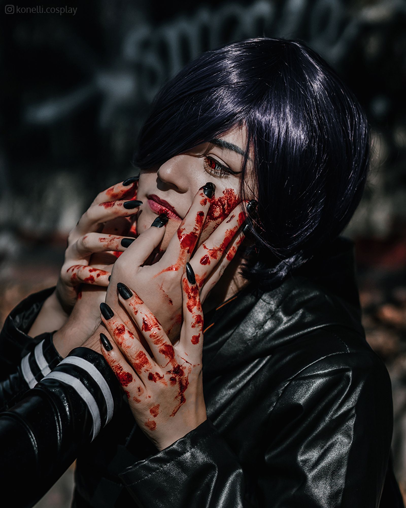 Battle suit Touka Kirishima cosplay from Tokyo Ghoul by Konelli