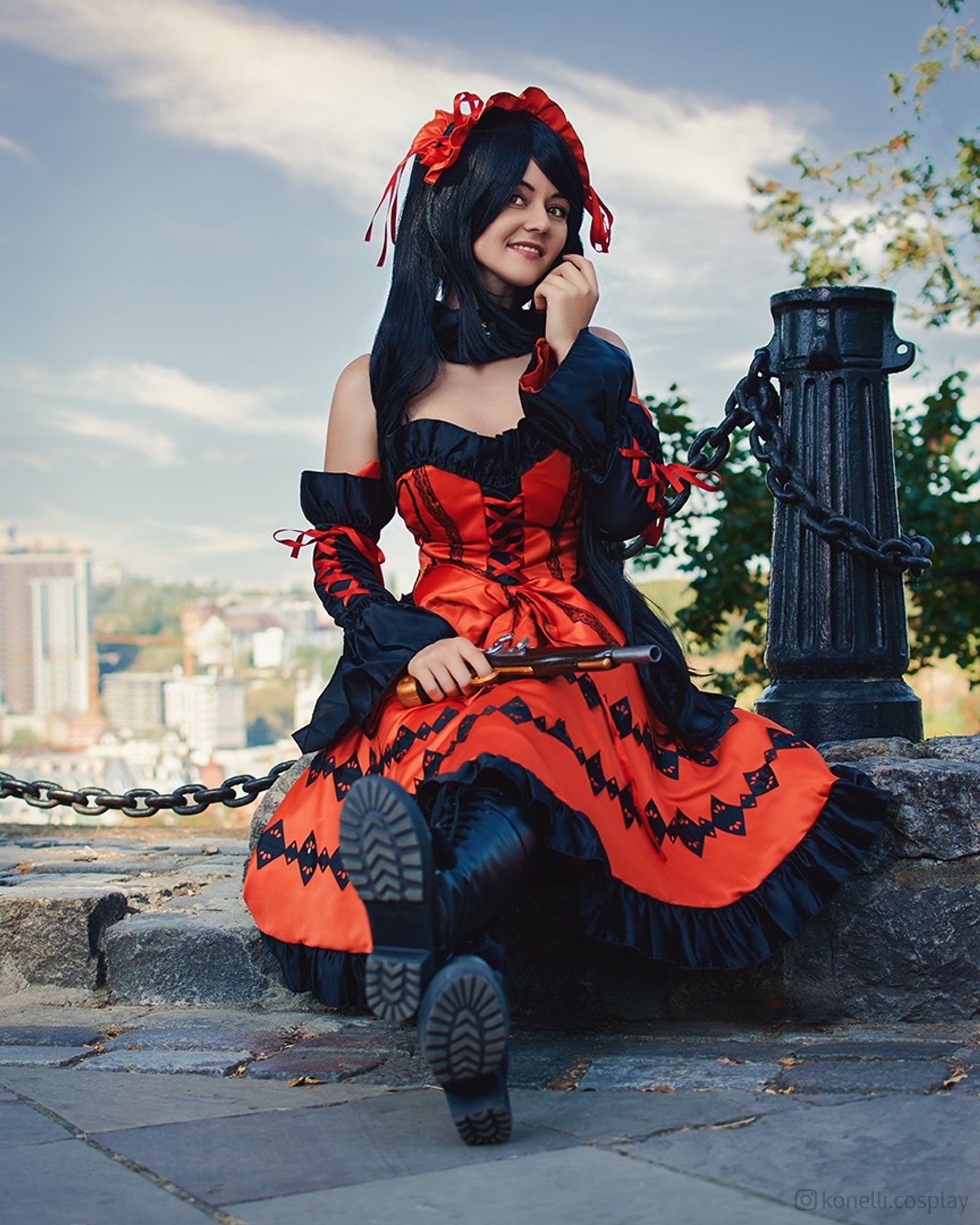 Kurumi Tokisaki from Date A Live anime cosplay by Konelli