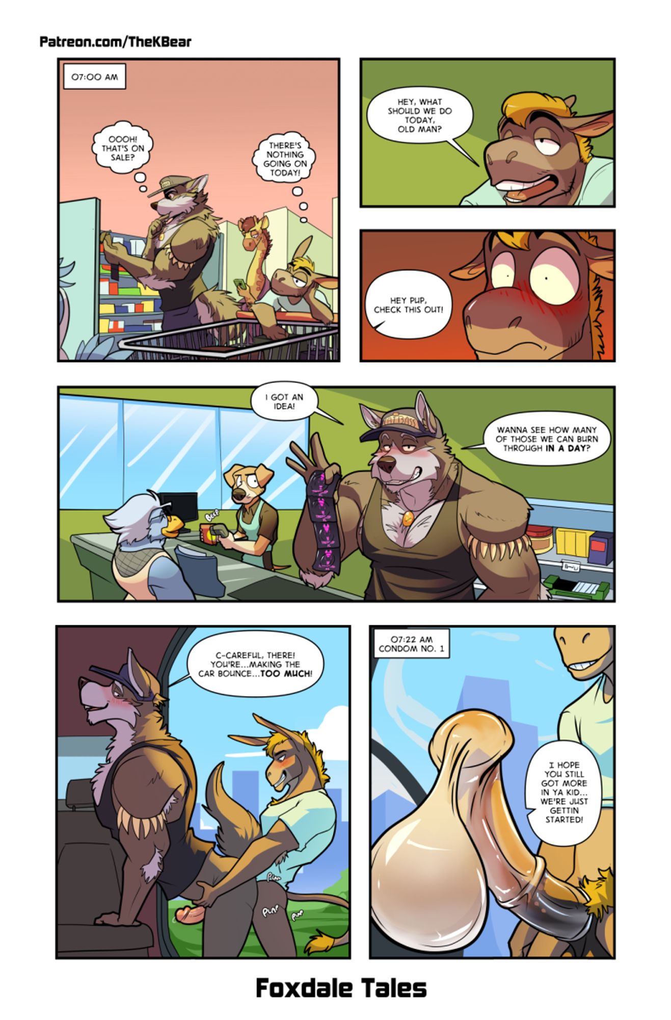 Gay Furry comic about hypnosis and magic