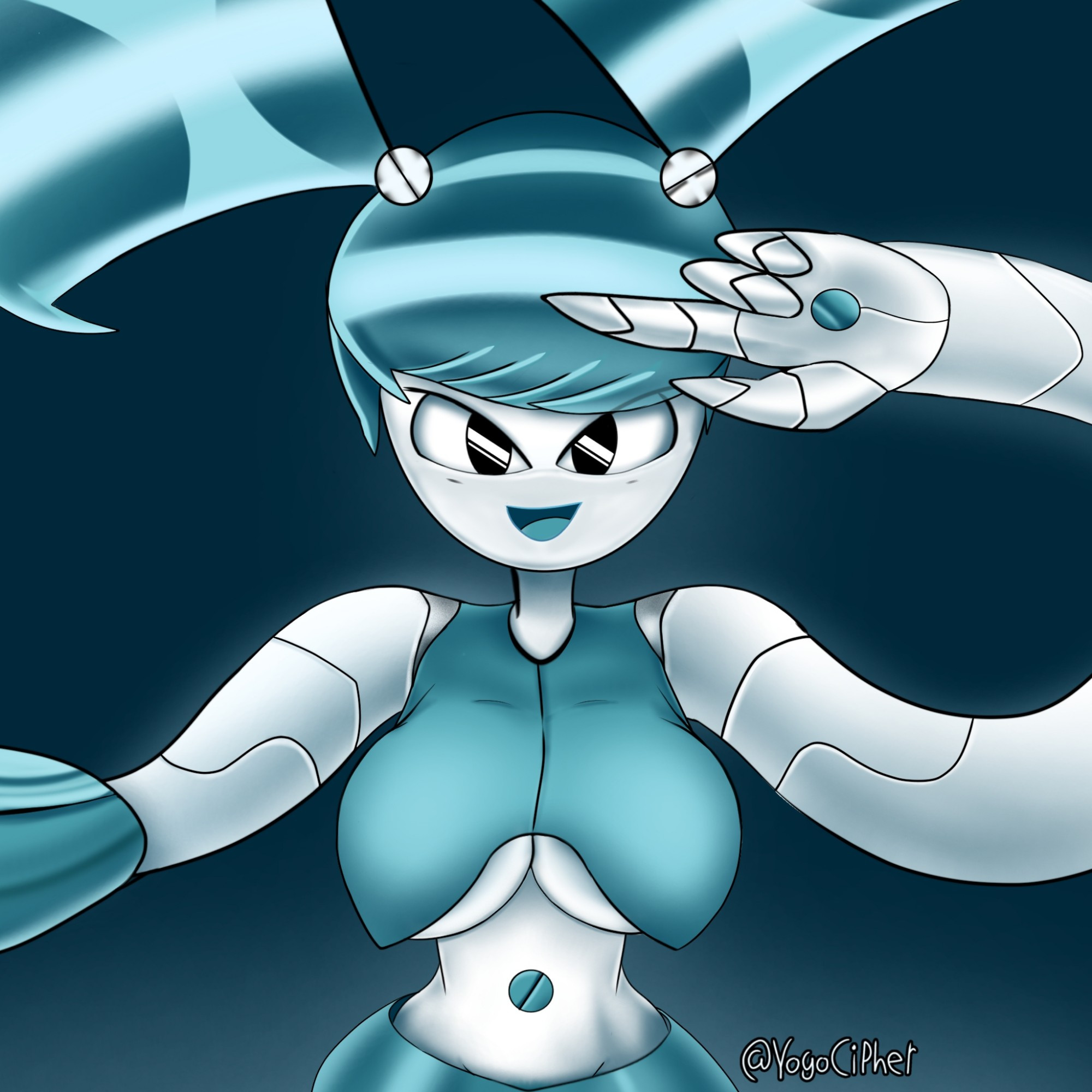 Jenny XJ9 greeting you!