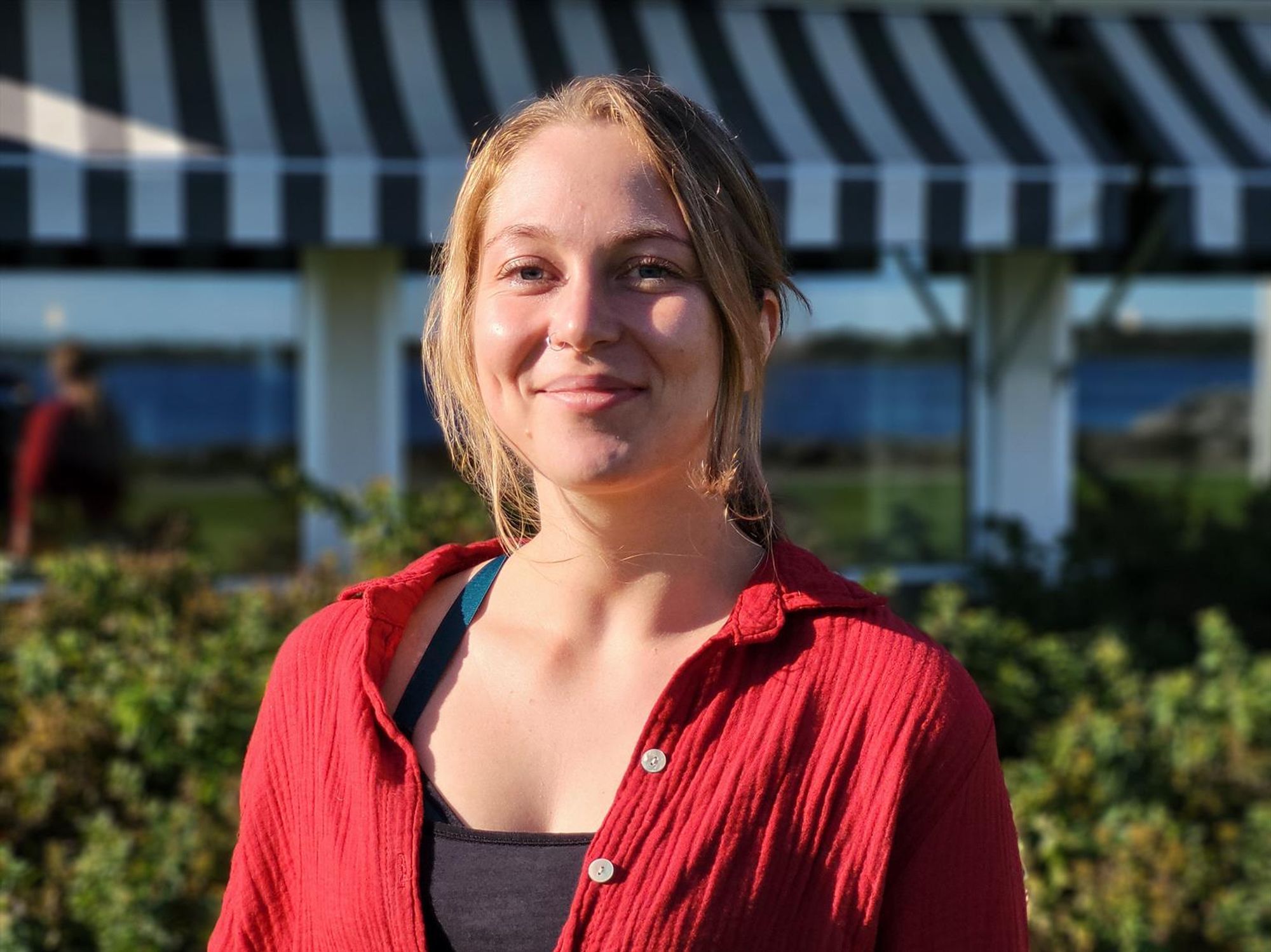 Sarah Braun, intern at Umeå Marine Sciences Centre.