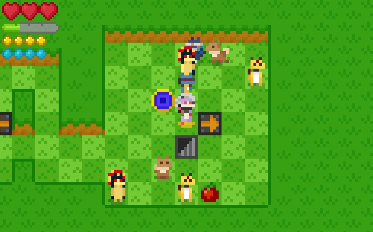 Small PMD-esque game I made for friends, all playable characters are OCs