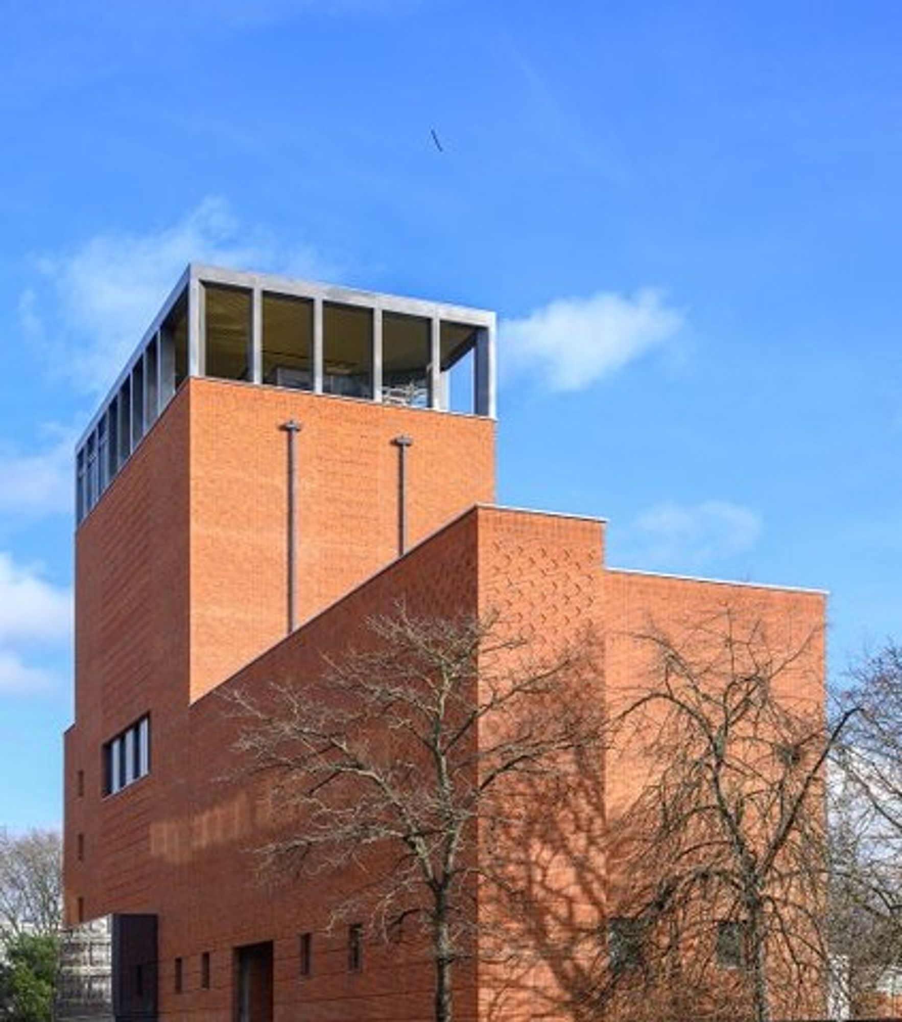 Bluesky over Lambeth Palace Library