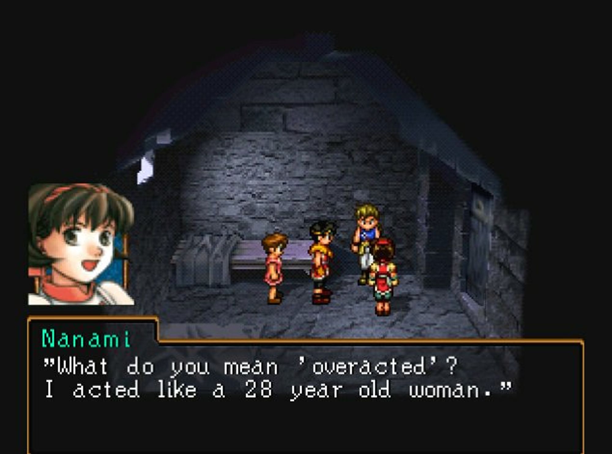 Screenshot of Suikoden II.